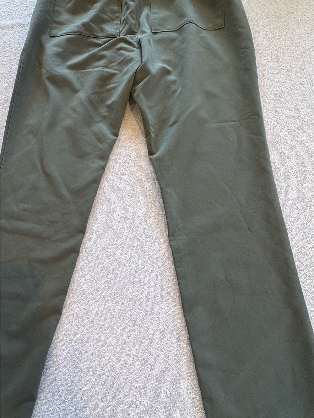 Jaanuu Olive Scrub Set S Top XS Pants Knit Twill - Picture 8 of 16